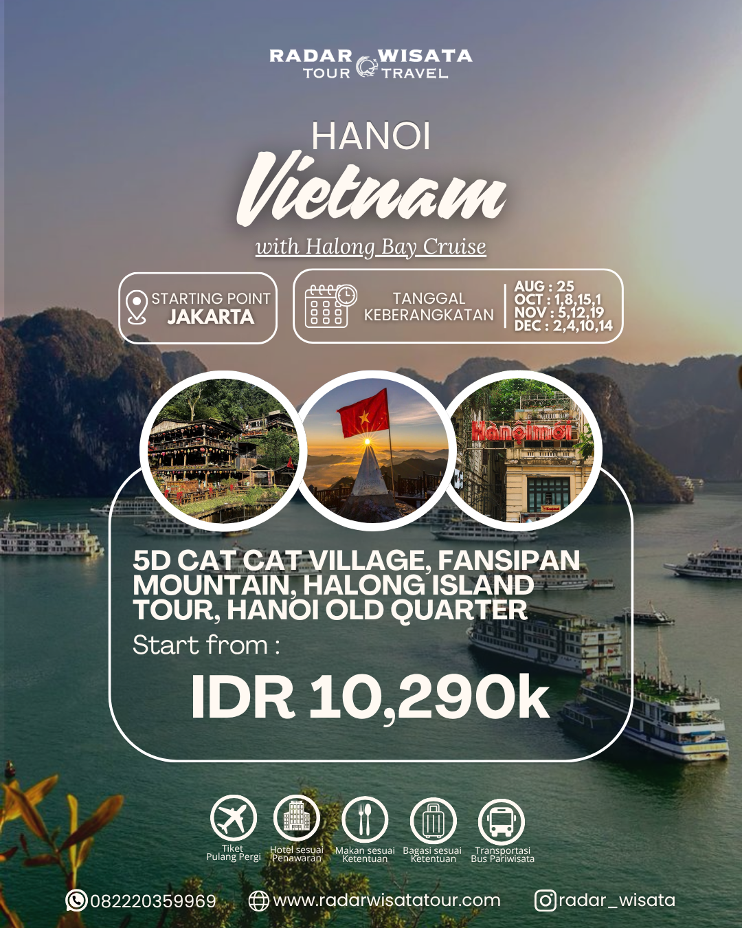 5D WONDERFUL VIETNAM HANOI SAPA FANSIPAN