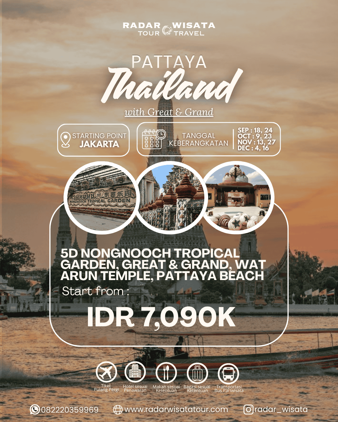 5D4N AMAZING BANGKOK - PATTAYA