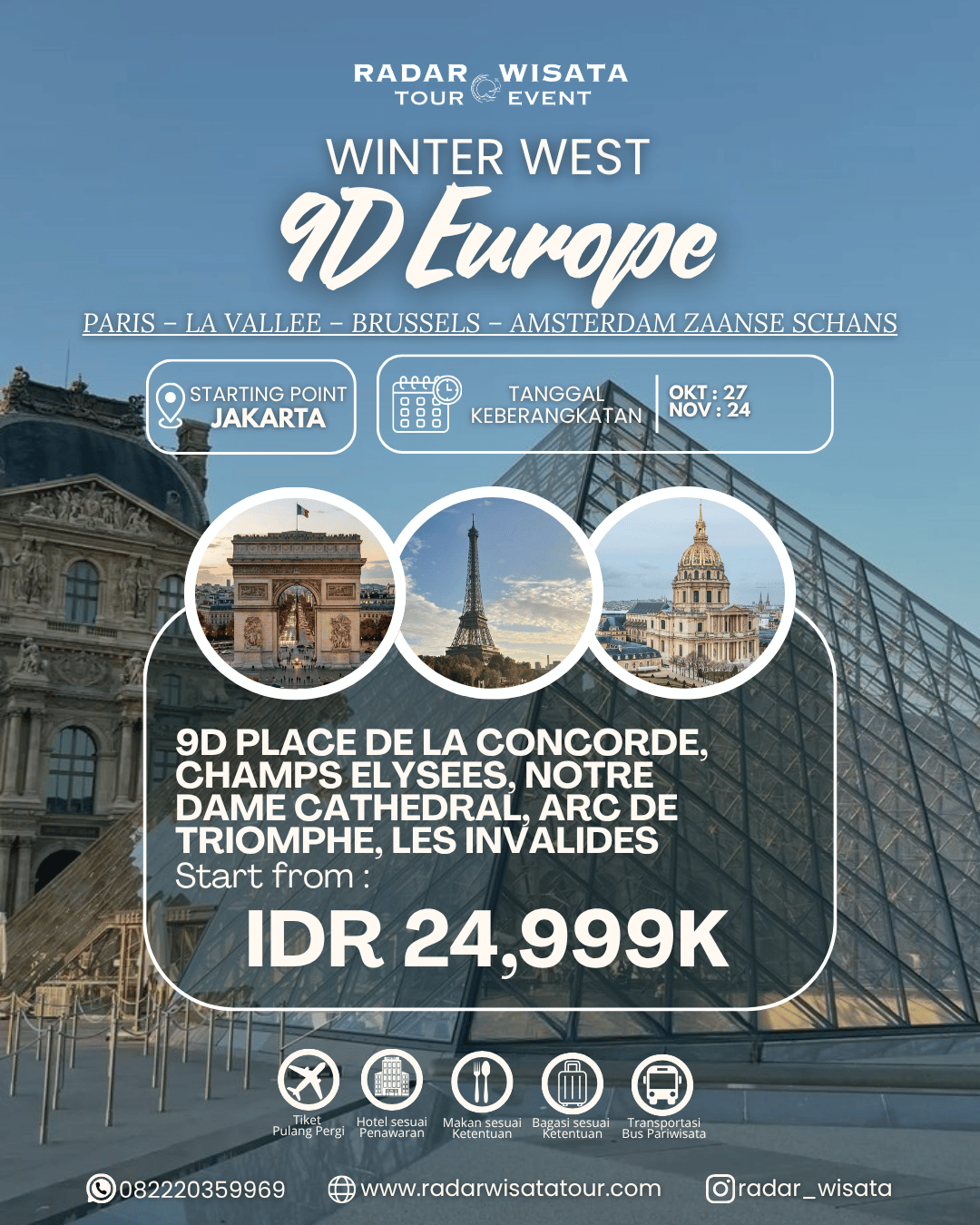 9D WINTER WEST EUROPE