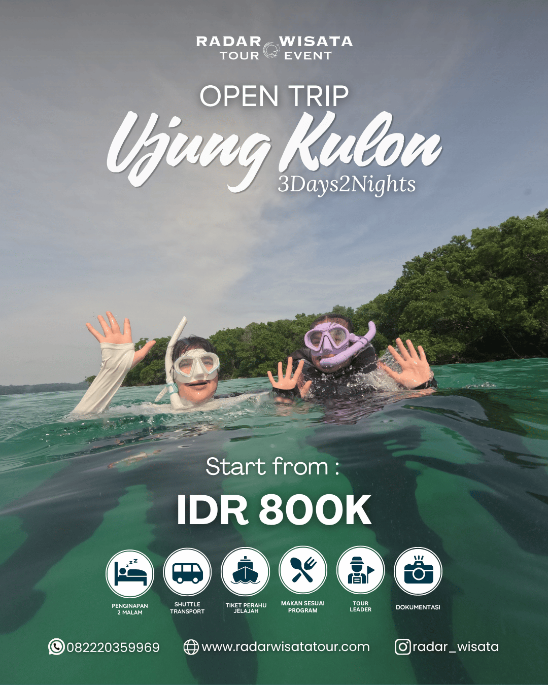3D2N TRIP UJUNG KULON