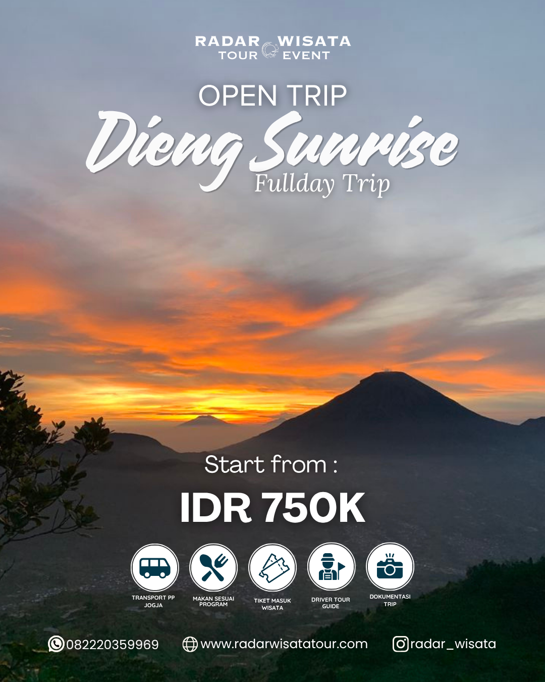 TRIP FULLDAY DIENG PLATEAU